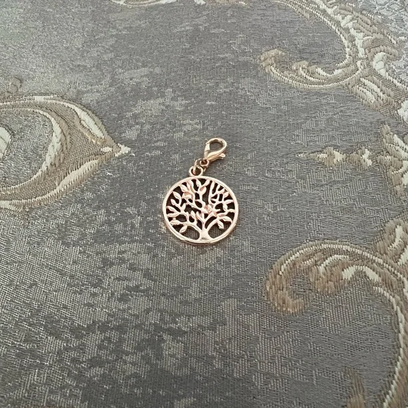 Tree of Life Rose Gold Charm - Picture 3 of 3